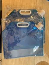 Bolsa de agua plegable de alta capacidad, contenedor para Almacenamiento líquido, para beber, Campamento, cocina, Picnic, barbacoa, portátil, grado alimenticio