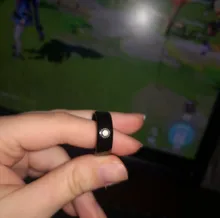 Letdiffery Luna Simple sol par anillos para amante negro de acero inoxidable de los hombres de las mujeres anillo de boda regalos del Día de San Valentín