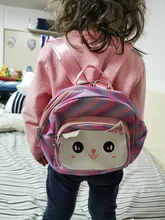 Mochilas de PU con dibujos animados para niños, morral escolar de animales para niños, mochilas bonitas para niños de 2 a 6 años
