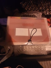 Carpeta de archivos portátil A4, multifunción, 24 bolsillos, arcoíris