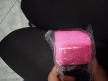 Vendaje elástico autoadhesivo desechable, vendaje resistente al agua, 5x4,5 cm, color rosa