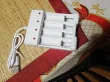 Charging-Battery-Charger Circuit-Protection Usb-Output Rechargeable 4-Slots Aaa/aa Short