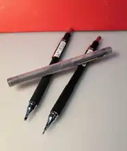 Lápiz de Metal mecánico/0,5/0,7 de alta calidad lápiz automático para profesionales de la pintura por la escuela, la Oficina suministros 2 unids/lote