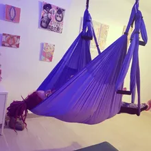 Hamaca de yoga anti gravedad, ultraliviana, equipo de gimnasia para el hogar