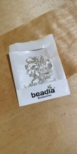 Accesorios de aretes con Clip para oreja de tornillo, convertidor de oreja no perforada con Base de cabujón de bucle, bisel en blanco, apto para pendientes, fabricación de joyas DIY