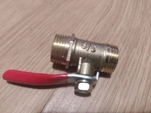 Válvula de bola de cierre de línea de combustible y Gas, accesorios de tubería, conector neumático, manija de controlador, espiga para manguera en línea, 6-12MM, latón, agua, aceite, aire