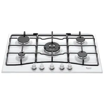 

PCN cooktop 752 T (WH) /has 5 Burner Gas Gas color BiancoHOTPOINT306.1