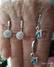 NEHZY-collar de plata de ley 925 para mujer, joyería de moda de alta calidad, pendiente de corazón de Zircón, 45CM de longitud