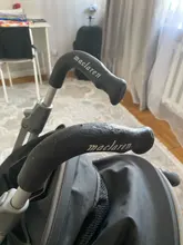 Gran oferta cubierta de agarre de cochecito de bebé de Nylon negro de alta calidad accesorios de silla de paseo