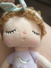 Metoo-conejo de peluche de felpa para niñas, conejo, ciervo, ballet, chica sirena, regalo de cumpleaños y Navidad