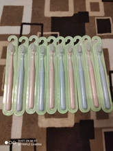 Xiaomi-cepillo de dientes Mijia, Original, redondo, suave y superfino, para limpieza profunda del sarro, 10 Uds.