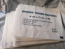 Vendaje de tirita adhesivo médico para heridas, 20 piezas, hipoalergénico, no tejido, para primeros auxilios, pieza de gasa para exteriores