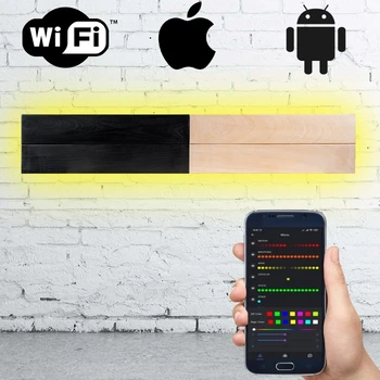 LED wall lamp wood Black
LED wall lamp wood Black