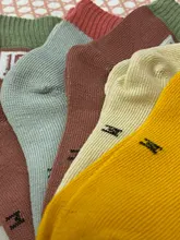 Calcetines de algodón con dibujos animados para niños y niñas, medias de moda, tallas 1, 2, 3, 4, 5, 6, 7, 8, 9 años, 5 pares, KF055