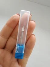 Broca de clavo de cerámica para manicura y pedicura, fresa, cortador de cutículas, limpieza de bricolaje, accesorios eléctricos para uñas, herramienta CH065-1, 1 ud.