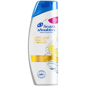 Shampoo Head & Shoulders "citrus freshness"
Shampoo Head & Shoulders "citrus freshness"