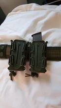 Funda para pistola Molle Mag, bolsa para revista militar, de 9mm Fastmag, con Clip para cinturón y funda suave Molle, bolsa de plástico