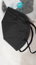 Mascarillas FFP2 reutilizables KN95, máscaras protectoras de color negro, 100 PM2.5, antigotas, ffp2mascarilla reutilizable, 1-95% Uds.