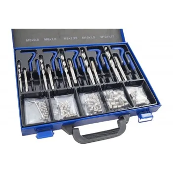 COMPLETE KIT REPAIR THREAD HELICOIL M5, M6, M8, M10, M12 131 PCS
COMPLETE KIT REPAIR THREAD HELICOIL M5, M6, M8, M10, M12 131 PCS