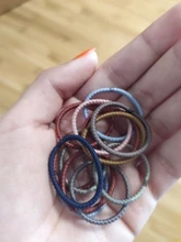 100 unids/bolsa nuevas chicas colorido elástica bandas de pelo de cola de caballo titular Scrunchies pelo cuerdas gomas de pelo accesorios