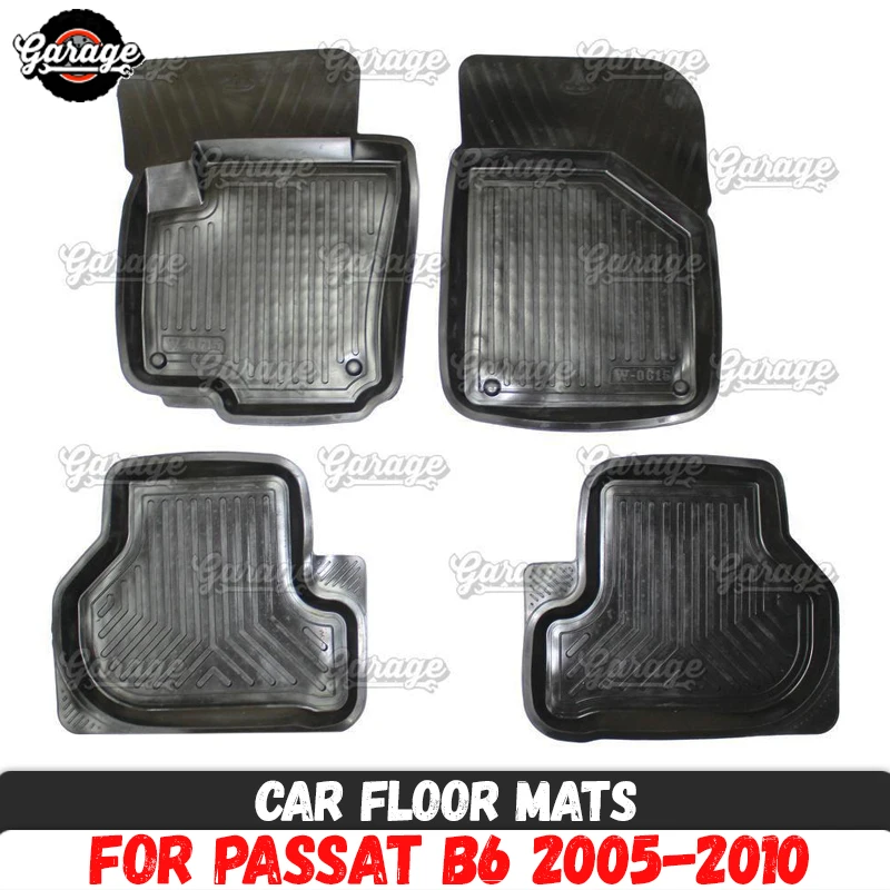 Фото Car floor mats case for Volkswagen Passat B6 2005-2010 rubber 1 set / 4 pcs or 2 accessories protect of carpet decoration | Автомобили и