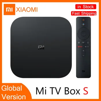 Global Version Xiaomi Mi TV Box S 4K Ultra HD Android TV 9.0 HDR 2GB 8GB WiFi Google Cast Netflix Smart TV Mi Box 4 Media Player
Global Version Xiaomi Mi TV Box S 4K Ultra HD Android TV 9.0 HDR 2GB 8GB WiFi Google Cast Netflix Smart TV Mi Box 4 Media Player