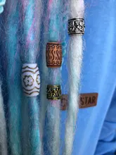 Lote de 10 Uds de gomas para el pelo estilo Retro para el pelo, sortijas con cuentas, Reggae