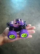 Mini vehículo todoterreno de inercia para niños, coche de juguete de plástico para acrobacias por fricción