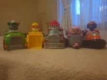 Figuras de acción originales de La Patrulla Canina auténtica, Marshall, Rocky, Zuma, Chase, Ryder, rescate, juguetes de modelo de coche, regalo de cumpleaños para niños