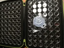 Caja de pintura de diamante para guardar herramientas, contenedor de herramientas, funda de transporte, bolsa de mano con cremallera, punto de cruz, 15/30/60/120 botellas