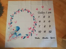 Mantas de fondo con patrón de dibujos animados para bebés, utilería para fotos, juegos, esteras, telón de fondo, calendario, accesorios para fotos, nórdico