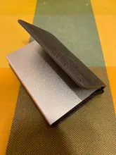 BISI GORO-cartera de mano antirrobo para hombre y mujer, billetera con bloqueo RFID, tarjetero, funda de identificación de Metal, para negocios, vaquera, Pop-up, 2021