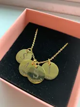 Dijes para joyería, pulsera, collar de barra personalizado, joyería de acero inoxidable, placa con nombre personalizada, gargantilla de Regalo para mamá