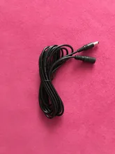 Enchufe hembra a macho potencia CCTV DC, adaptador de Cable de extensión, 12V, 20AWGPower, 5,5mm x 2,1mm, para alimentación de la cámara