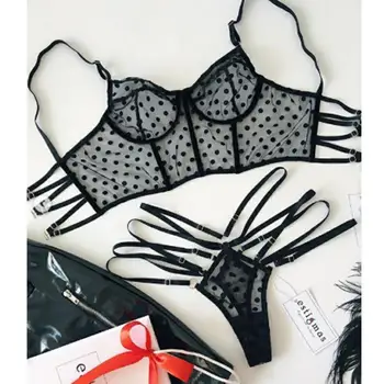 Women's Underwear Lingerie Set Sexy See-Through Transparent Lace Babydoll G-String Set Exotic Apparel Micro Bikini Nightwear
Women's Underwear Lingerie Set Sexy See-Through Transparent Lace Babydoll G-String Set Exotic Apparel Micro Bikini Nightwear