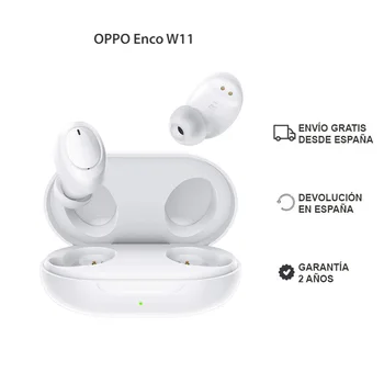 

OPPO Enco W11, Bluetooth headset, simultaneous Binaural transmission, improved bass, up to 20 hours use, IP55 (dust and water)