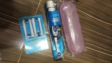 Oral B-cepillo de dientes eléctrico sónico, utensilio de higiene bucal con cabezales reemplazables, giratorio 2D