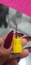 EasyNail-broca de taladro de acero de tungsteno para uñas, boquilla de carburo, removedor de Gel, limpiador de uñas, 3/32 pulgadas, 406502