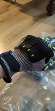 GMG-guantes de trabajo de seguridad TPR, resistentes a impactos y a impactos, antigolpes, mecánicos