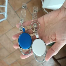 Correa de botón y llavero, soporte de carrete de insignia, gancho de mosquetón retráctil, Clip de rodillo de tarjeta de identificación, hebilla de clip de cintura, recuerdo de enfermera de Hospital