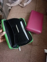 36-Cards Purse Credit-Card-Holder Wallet Women Anti-Theft Travel Passport Rfid Blocking