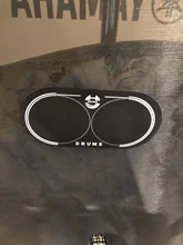 Parche de Pedal doble EQ, parche de tambor de bajos, Protector de almohadilla de tambor para piezas de tambor, accesorios de instrumentos de percusión, 12,8x6,5 cm