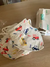 Fit 2-9 años chico FFP2 KN95 Mascarillas más grueso 5 capa niños máscara Anti-niebla protección máscara de boca respirador reutilizable Masque