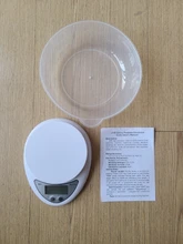 Báscula de cocina de 5KG/1G, balanza electrónica LCD adecuada para cocina doméstica