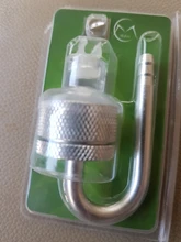 De Plata/Púrpura/Acuario azul CO2 sistema atomizador difusor tanque de peces acuáticos planta de agua pulverizador de dióxido de carbono