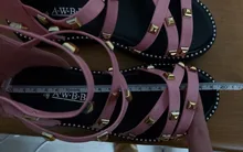 Sandalias romanas con remaches para niñas, zapatos de verano de alta calidad, estilo Gladiador, informales, suaves y clásicos, en todas las tallas, 2021