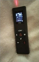 Medidor de distancia láser Digital inteligente, telémetro portátil de carga USB, minimedidor de Medición de distancia portátil, 40M, novedad