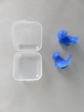 Tapones para los oídos suaves de silicona, impermeables, a prueba de polvo, para buceo, deportes acuáticos, natación, accesorios antiruido, 1 par