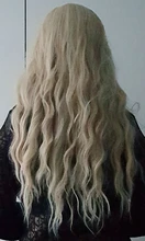 LOUIS FERRE largo degradado rojo rosado pelucas sintéticas azul púrpura Cosplay peluca con Bnags para las mujeres negras resistente al calor de fibra