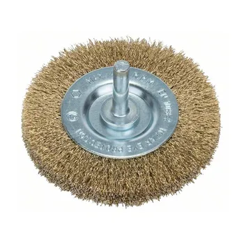 BOSCH-disc Brush drill, crimped wire, brass, 75 D = 75 
BOSCH-disc Brush drill, crimped wire, brass, 75 D = 75